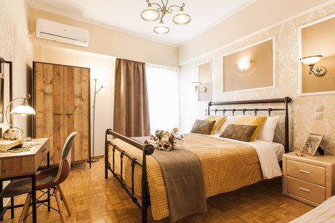 A clean beautiful PRIVATE double BEDROOM in shared self service apartment. 15 mi Athens, Greece Museum of Modern Art Private Double Room in shared apartment next to Metro near Acropolis SF12 Private room in rental unit vacation rental 34079249