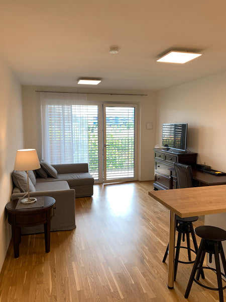 Great location (train, tram and bus within minutes- especially the train to the  Vienna, Austria A neat flat with good location, easy to get around Entire condo vacation rental 667457134172223309
