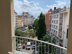 Beautiful brand new apartment on the fourth floor with view of square. 5 min by  Paris, France 65m2 flat incl. beautiful balcony in Lyon center Entire rental unit vacation rental 44256579