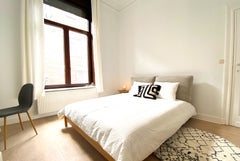 Beautiful bedroom in a typical Brussels town house designed to host travellers e  Master bedroom in townhouse | Heart of Brussels Private room in home vacation rental 685501927310918005