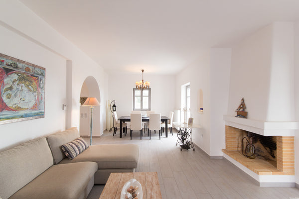 On the hillside of Parikia village, with wonderful open view to the sea and the  Greece Parian Hill Residence Villa Cycladic home vacation rental 29205439
