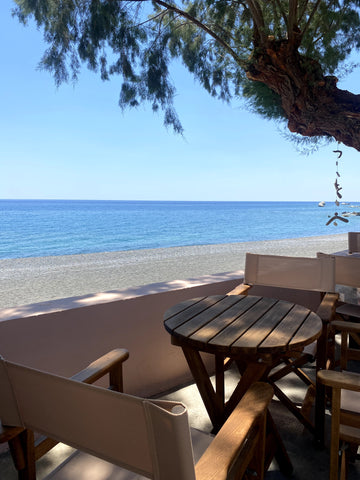 Almyriki Beach House is a beachfront house located on the southern coast of Cret Athens, Greece Almyriki Beach House Entire cottage vacation rental 654139020094146789