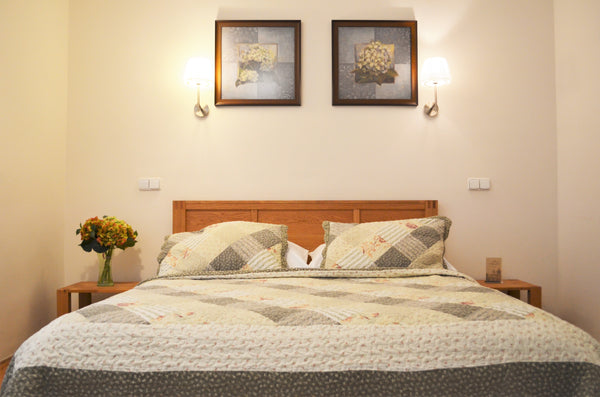 A bright and comfortable studio apartment equipped with a double bed, a wardrobe Prague, Czechia Comfortable Apartment Orebitska Entire rental unit vacation rental 32247885