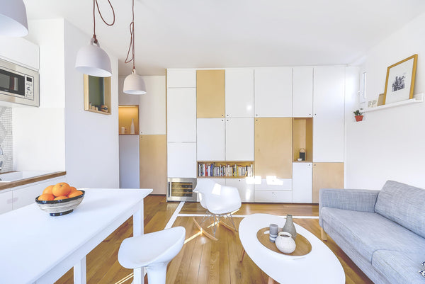 Notre appartement totalement rénové dans une ambiance scandinave possède une piè Angers, France Superbe 2 pièces lumineux et cosy Entire rental unit vacation rental 5900020