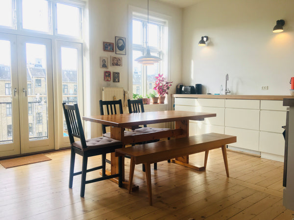 With the morning sun pouring through the windows of the bedroom and the evening  Copenhagen, Denmark Family friendly top floor flat in the midst of CPH Entire condo vacation rental 42783028