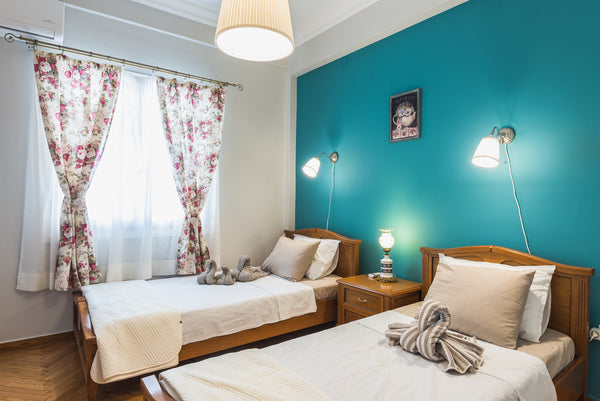 Is 3-bedroom apartment for 8 people,with 2 bathrooms,on the 1st floor,with eleva Athens, Attica, Greece kiko vintage apartment , near Metro & bus station. Entire rental unit vacation rental 19002165