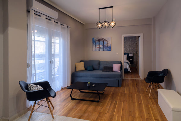 Th brand new stylish apartments, the functional comforts, the safe neighborhood  Agios Dimitrios, Greece Athens Chic House Apartment B2 38sq.m First Floor Entire home vacation rental 49790343