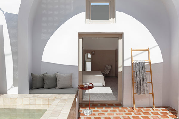 Ethos Vegan Suites in Fira Santorini, combines an elegant city stay with the eth  Ground Floor Suite with Private Patio and Hot Tub. Room in boutique hotel vacation rental 643973838155794668