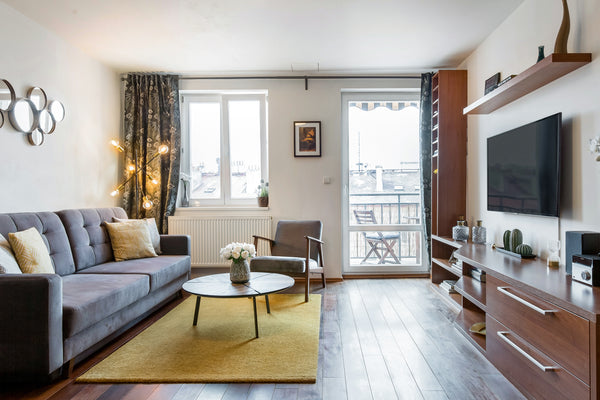 Share a leisurely breakfast on the sunny south-facing terrace, then roll out the Prague, Czechia Soak Up the Retro Vibe at an Intimate Hideaway with Terrace Entire rental unit vacation rental 2791863
