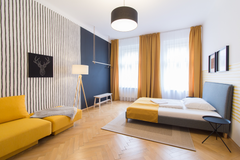 Newly furnished bohemian apartment on the 3rd floor (with elevator) in the Vinoh Czechia Blanická - Bohemian apartment 10 minutes from Old Town! Entire rental unit vacation rental 24028318