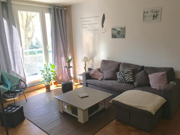 A 50m2 apartment very spacious, bright and cosy where you will feel right at hom Paris, France Cosy & bright appartment T3, Paris 13e, 2 pers. Private room in rental unit vacation rental 18713524