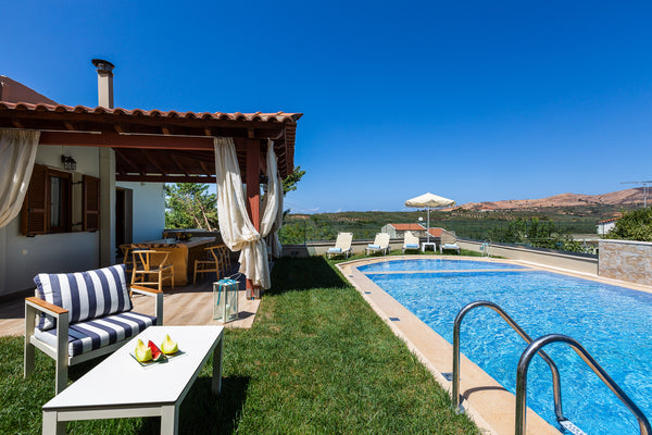 Kampos Villa ΙΙI, is one of the three autonomous villas nestled in the countrysi Greece Kampos Villa III, pure elegance! Entire villa vacation rental 28148214