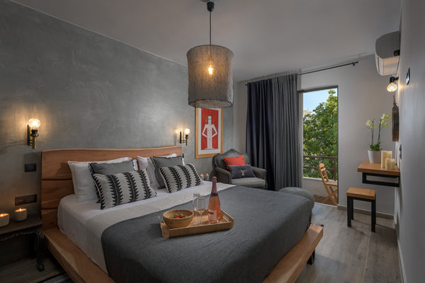 Take things easy with cosy nights at this modern, stylish retreat designed to br Rhodes, Greece Ruby🍓Suite:Suave Retreat Near Monuments in Rhodes Entire rental unit vacation rental 40662667