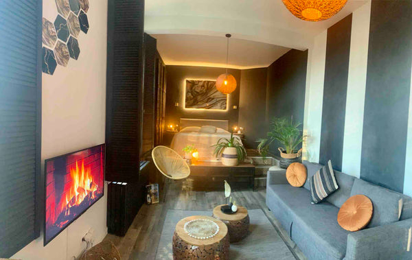 Looking for a homefeeling apartment on the best location in Antwerp? Look no fur Antwerp, Belgium ☘ Black & Gold loft with cityview 5star location Entire rental unit vacation rental 33059681