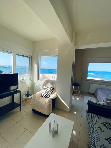 This penthouse on the 5th floor of the building is located on Nea Chora beach in Chania, Greece City Center Penthouse on the Beach Entire rental unit vacation rental 54062879