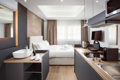 A comfortable 2 person suite plus optional baby cot in the center of Athens next Athens, Greece Quartz by Xclusive Athens Suites Entire rental unit vacation rental 623598974631176526