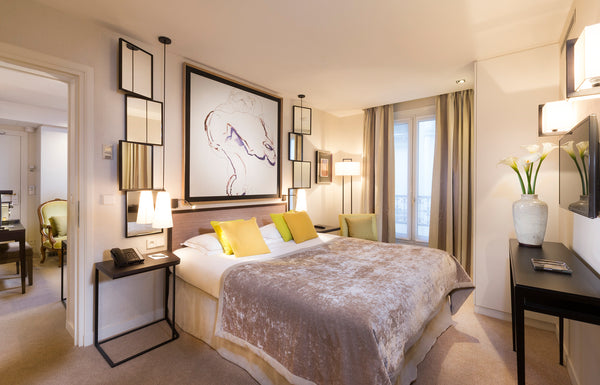 Apartment on the 6th floor of the hotel Balmoral 4**** (with elevator). We are 1 Paris, France Family Apartment 5 people under the roofs of Paris Room in boutique hotel vacation rental 12581378