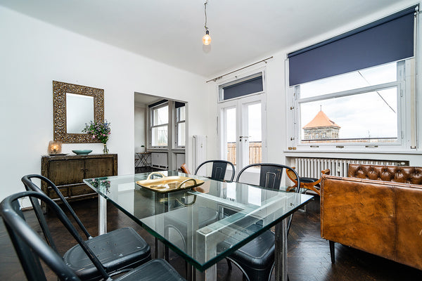 Unique top floor one bedroom apartment (2+1), 60 m², Revoluční, Prague 1, Nové M Prague, Czechia Top Floor Industrial Apartment with a River View Entire rental unit vacation rental 39237024