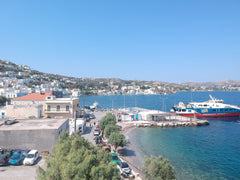 An amazing room overlooking the ocean overlooking the mountain the castle in the Greece The Condo palace in Agia Marina Entire condo vacation rental 49679849