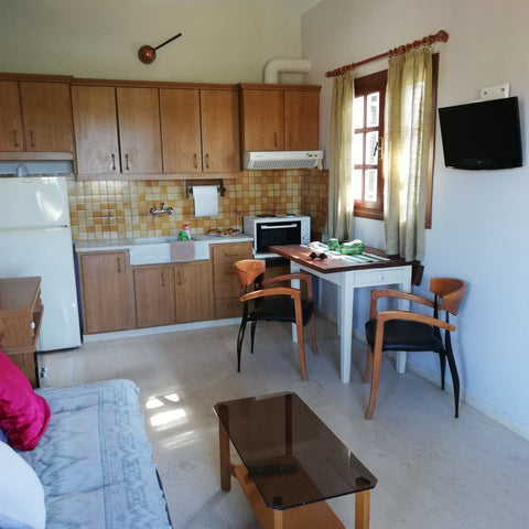 Apartment in Ammoudara Gaziou 5 minutes walk from the beach. In a quiet street a  countryside means calmness Entire rental unit vacation rental 45061541