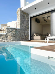 The Luxury House is just a few meters from the famous beach of Elia. In 2 min wa Mikonos, Greece Luxury House With Private Pool At Elia Beach Entire villa vacation rental 614258869083274523