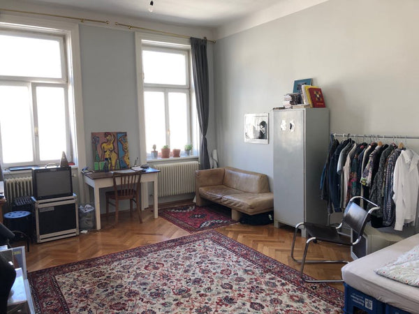 One of three rooms in a beautiful big apartment in lovely old house right at the Vienna, Austria Central Apartment Room In Lovely Old House - Chuck Private room in rental unit vacation rental 38791421