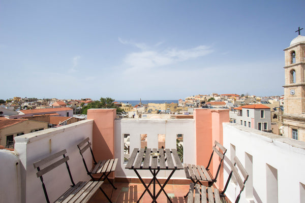 A beautiful attic top floor loft of a boutique down-town Hotel offering extraord Chania, Greece Top floor Hotel Loft with Views at the Old Harbour Room in boutique hotel vacation rental 53249813