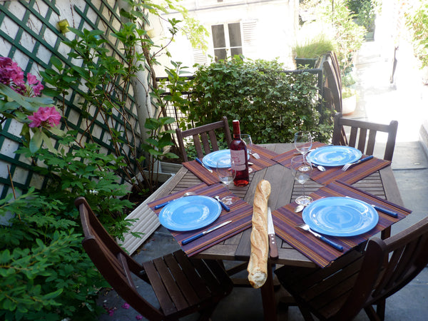 Charming apartment  with beamed ceilings and a fireplace, north-south and very b Paris, France Apartment with terrace in the heart of Paris Entire rental unit vacation rental 1364205