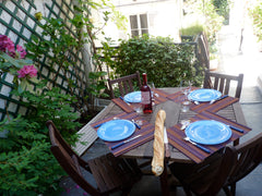 Charming apartment  with beamed ceilings and a fireplace, north-south and very b Paris, France Apartment with terrace in the heart of Paris Entire rental unit vacation rental 1364205