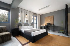 Loft with a modern minimal aesthetic in Kerameikos area in a quiet and safe side Athens, Greece Zen Athens Loft in downtown-Gazi Entire loft vacation rental 7660689