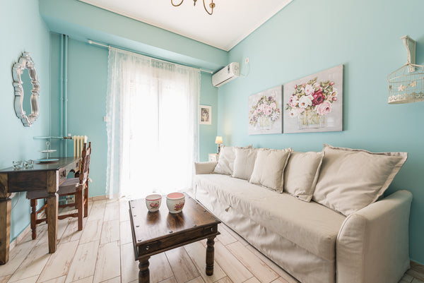 Beautiful bright apartment in country style, both romantic and cozy. There are 2 Athens, Attica, Greece Zenios Hercules - Stylish apartment near Acropolis Entire rental unit vacation rental 14941906