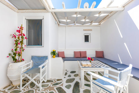 Casa Marpissa, a 90sq.m. two bedroom holiday home in Paros, is decorated in a tr Paros, Greece Casa Marpissa a holiday home on Paros Island for 5 Cycladic home vacation rental 49697975