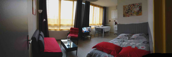 Grand studio aux portes de paris.À 5 km du centre de Paris. La situation de l'ap Aubervilliers, France Porte de la villette : Grand studio Entire rental unit vacation rental 29301141