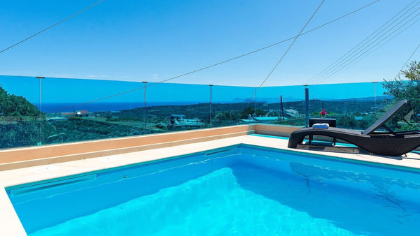 A modern and fully equipped villa, near Chania, and only 3km form the sea, with  Tavronitis, Greece Chania Luxury Villa-Private Pool & Panoramic View Entire villa vacation rental 48838455