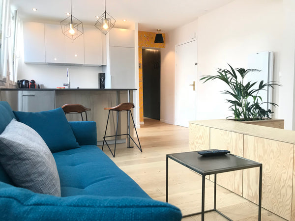 The apartment is a 60m2 duplex located on the 3rd floor of a building with no el Paris, France ☀️ PRIVATE Room & Bathroom in COSY apartment ☀️ Private room in rental unit vacation rental 28354322