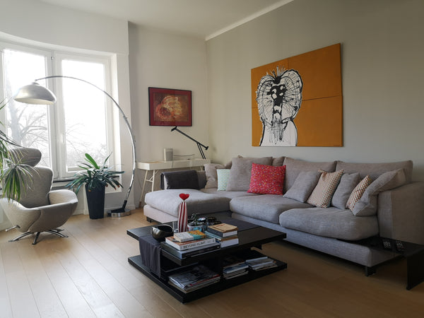 Fully furnished bedroom with a balcony in a large renovated 3-bedrooms apartment Brussels, Belgium EU: Bright Modern Apartment Facing the Pond Private room in rental unit vacation rental 23126096