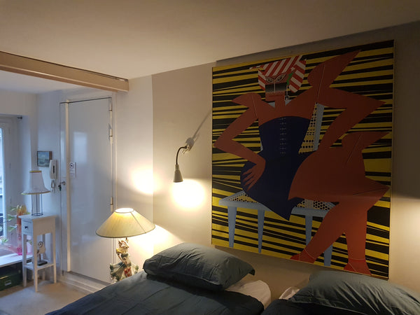 Decorated by an   artist , quiet , romantic in old Paris  giving on a quiet stre Paris, France ARTIST FLAT    LE  MARAIS 77 M2 ON PARISIAN SQUARE Entire rental unit vacation rental 311573