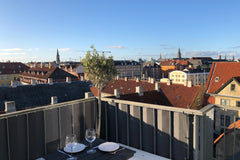 Bright penthouse overlooking the rooftops of Copenhagen and with a view of the c Copenhagen, Denmark Unique Scandinavian Penthouse Near Downtown Entire rental unit vacation rental 33132752
