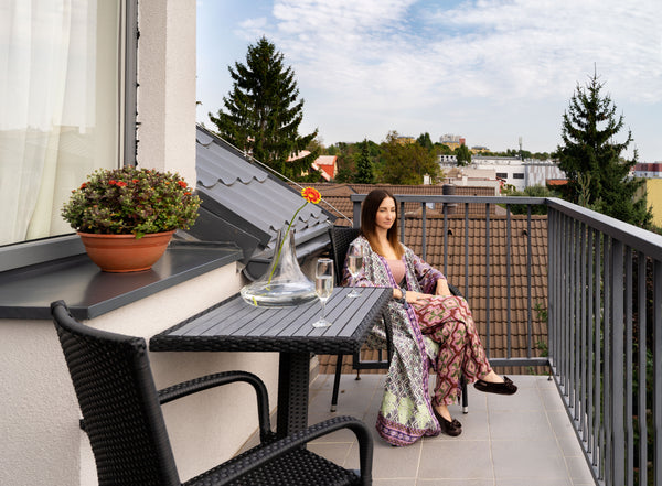 Stay in a quiet area of Prague nearby the Central Park and relax in silence; the Prague, Czechia Hotel Shato Gesson Amazing double room wih balcony Room in boutique hotel vacation rental 50934389