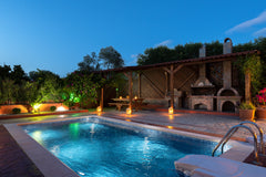 This beautifully crafted villa is located on a peaceful side of Ialysos, less th Egeo, Greece Antico Rosso Villa Entire villa vacation rental 43476911