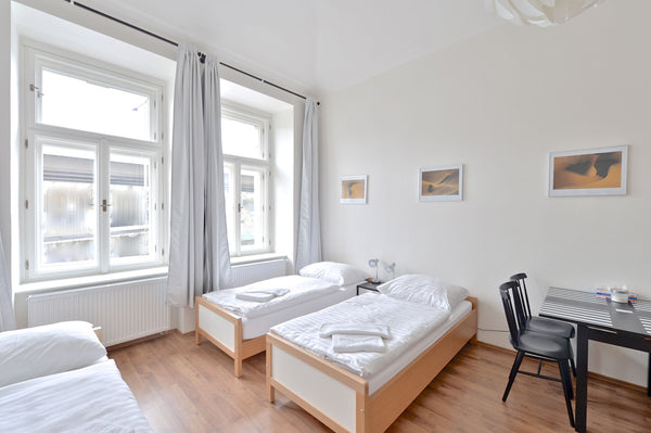 - ONE ESPRESSO DOLCE GUSTO PER PERSON PER DAY FOR FREE<br />- WELCOME DRINK BEST Prague, Czechia 1) flexible twin beds / kitchenette / bathroom Entire rental unit vacation rental 8342747