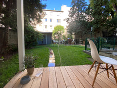 Sommer in Wien: Wunderschöne, neue, voll möblierte 3-Zimmer Altbau-Wohnung (73m^ Vienna, Austria Gartenwohnung mit Sauna in Top-Lage Entire condo vacation rental 54332305