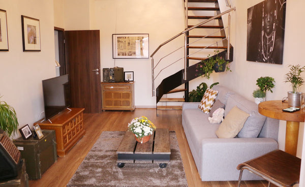 Spacious totally new, after complete reconstruction, modern  two-bedroom  apartm Prague, Czechia Rooftop with balcony #1 Entire loft vacation rental 28261931