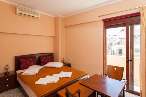 A single space studio at 16m2 with small kitchen facilities,Air Con,TV,Balcony.. Chania, Greece Constantinos One Room Studio C.NEAR BEACH & CENTER Private room in bed and breakfast vacation rental 10976571