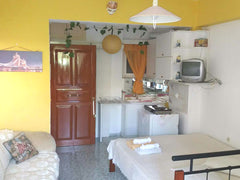 The studio  is comfortable for 1 or 2 packs, is clean with big balcony,near to b Greece Studio first floor Heraklion Entire condo vacation rental 14441251