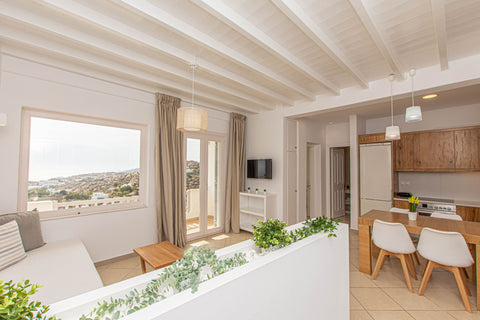 This Superior apartment features 1 bedroom with double bed, a private bathroom,   Superior Apartment with Balcony, Overview Mykonos Entire rental unit vacation rental 49717894