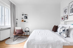 Prep breakfast in an L-shaped kitchen with light wood cabinets and countertops a Prague, Czechia Elegant Living in the Old Town Entire rental unit vacation rental 32280447