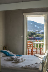 Olga's offers cycladic-style elegance, modern comfort (A/C, TV, WiFi) in a frien Ios, Greece Well-located friendly family hotel Private room in guesthouse vacation rental 8584023