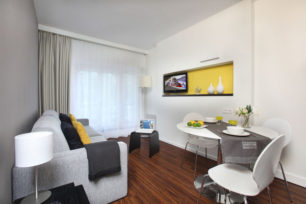 The 1-Bedroom Deluxe provides adequate space. It can accommodate a family or gro Brussels, Belgium Citadines Sainte-Catherine Brussels, 1-Bdr Apt Room in aparthotel vacation rental 53179022