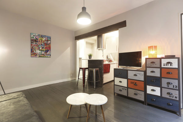 Renovated apartment, modern, very cozy and pleasant in shades of gray.<br />Equi Toulouse, France Bastille modern flat 2 beds Entire rental unit vacation rental 9723804